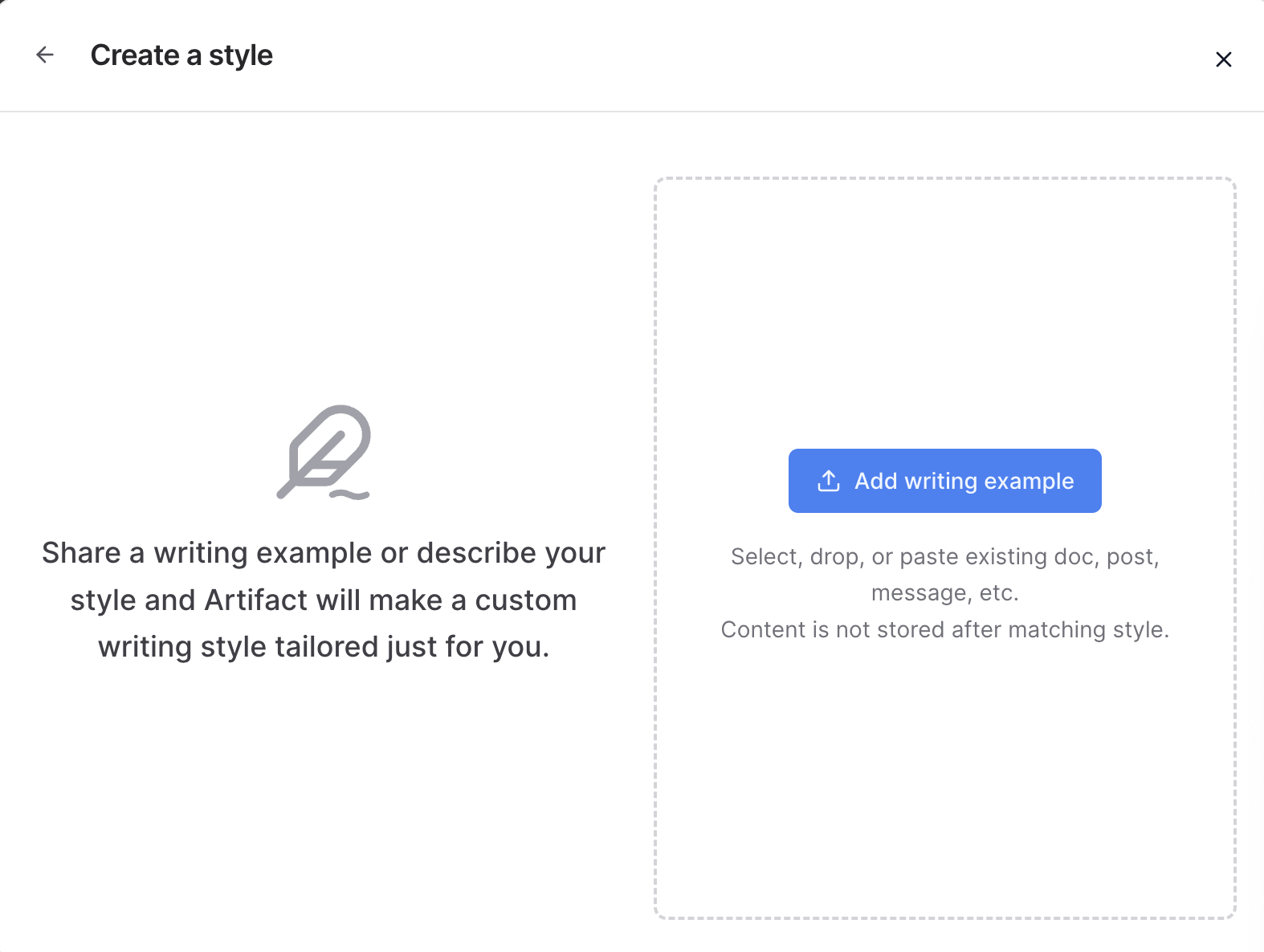 ZeroTwo AI | AI agent platform | Upload writing samples to create custom styles that match your communication preferences